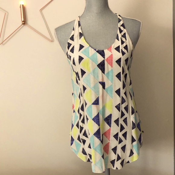 Aritzia under/Wilfred racer back 100% Silk tank - Picture 1 of 5